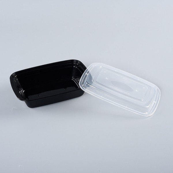 Disposable PP Take Out Container Square with Lid - Image 2